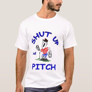 Basic HorseShoes "Shut Up an Pitch" Tee