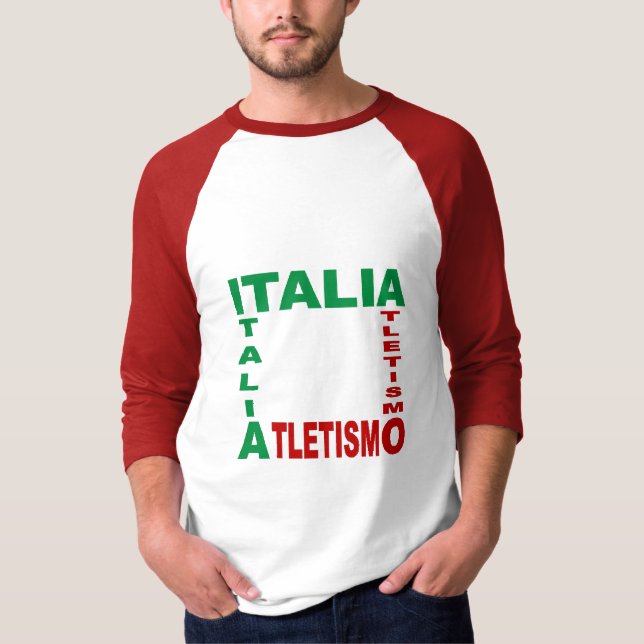 Basic ITALIA ATLETISMO raglan T-shirt (Front)