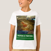 Basic Kids T-Shirt Via Pantanal Jacaré