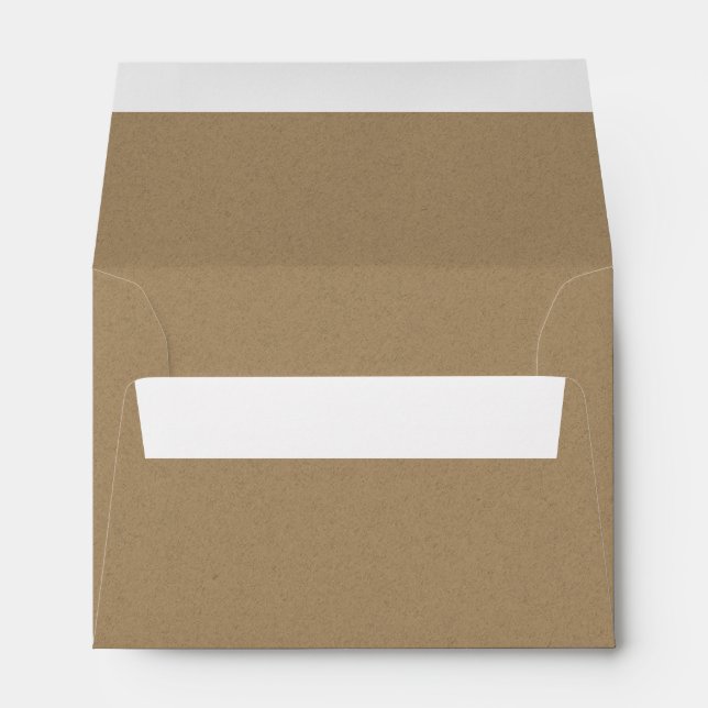 Basic Kraft Paper A6 4x6 Envelope (Back (Bottom))