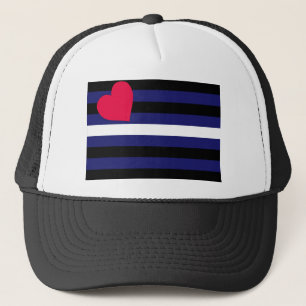 Basic Leather Pride Flag Trucker Hat
