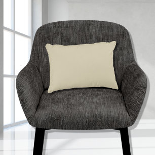 Basic Lite Beige Tan Sand Solid Colour 11x16 Decorative Cushion