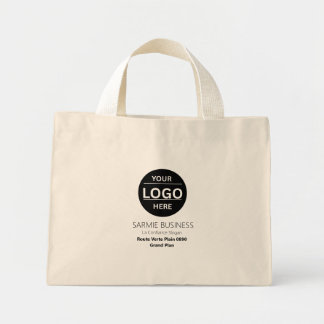 Basic Logo Custom Bag, Business or Shop Tote Bag