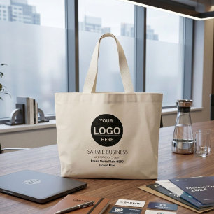 Basic Logo Custom Bag, Business or Shop Tote Bag