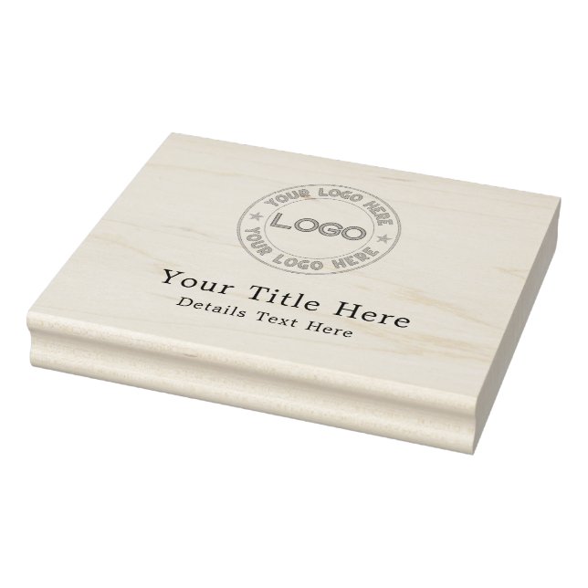 Basic Logo Custom Rubber Stamp (Stamp)