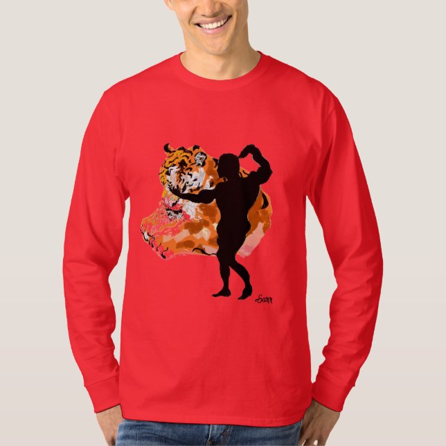Basic Long Sleeve T-Shirt :  Tigers Within (Front)