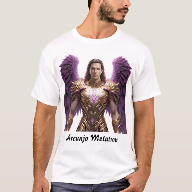 Basic Male Shirt Arcanjo Metatron (Front)