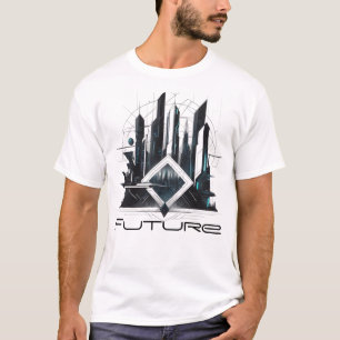 Basic Male Shirt Futurist Abstract-4