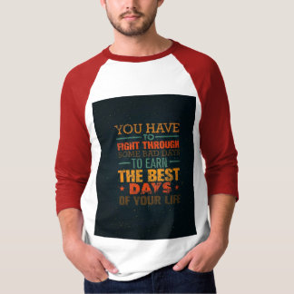 Basic Men's Rangal 3/4 Sleeve T-shirt