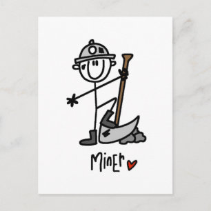 Basic Miner T-shirts and Gifts Postcard
