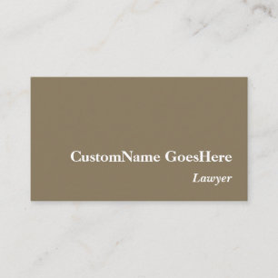 Basic & Minimal Professional Business Card