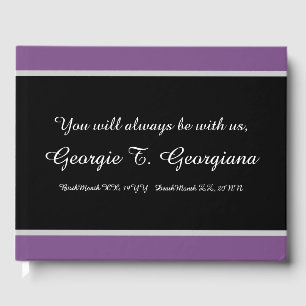 Basic & Minimal Sympathies Guestbook