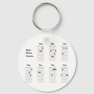 Basic Minor Chords Key Ring