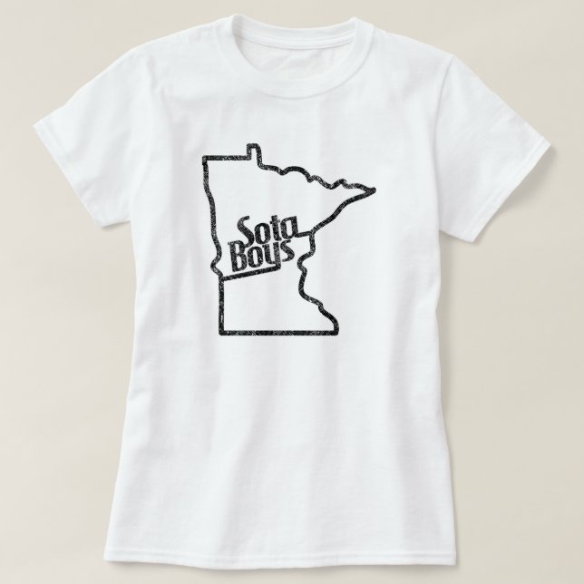 Basic MN Outline Women's Tee (Design Front)