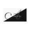 Basic Modern Black Triangle Monogram