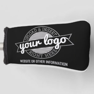 Basic Office Business Logo with Contact Info Golf Head Cover