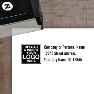 Basic Office or Business Address Label Self-inking Stamp