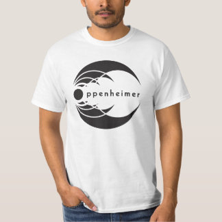 basic oppenheimer logo black on white T-Shirt