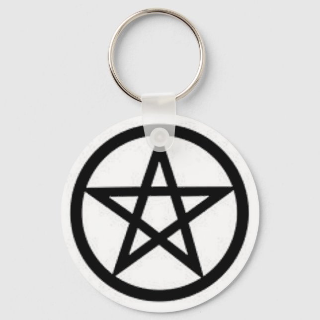 Basic Pentagram Key Ring (Front)