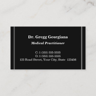 Basic, Plain & Minimal Business Card
