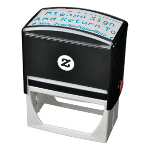 Basic "Please Sign And Return To" and Name Self-inking Stamp