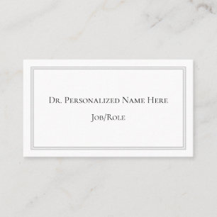 Basic, Professional Business Card
