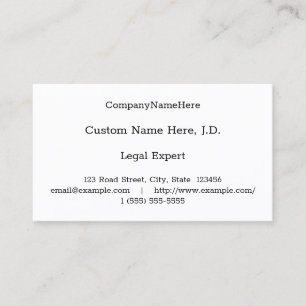 Basic Professional Business Card