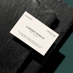 Basic Professional Business Card