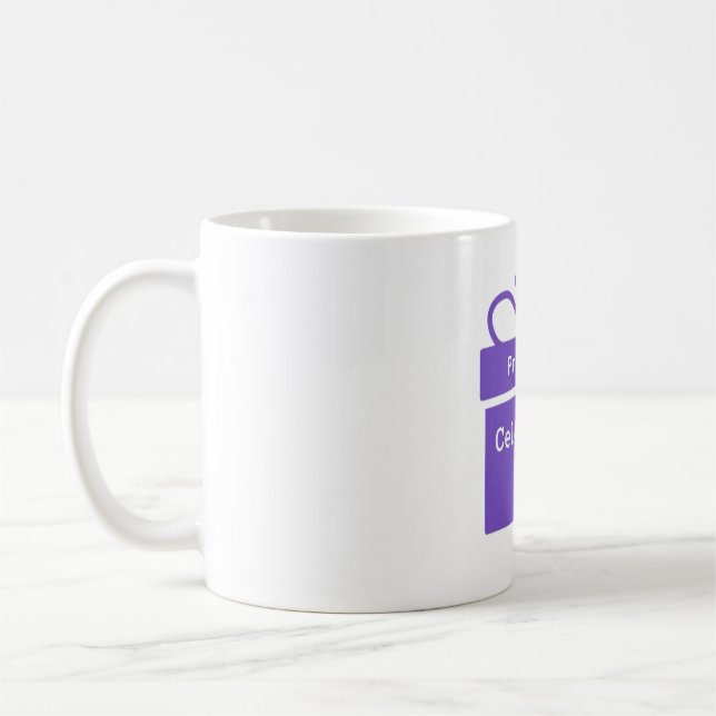 Basic Project Celebrate Logo Coffee Mug (Left)