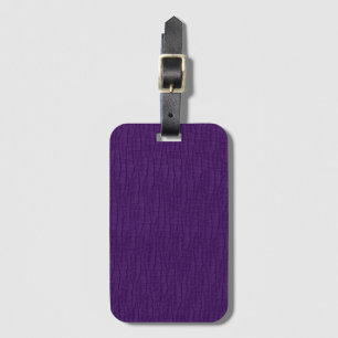 Basic Purple Luggage Tag