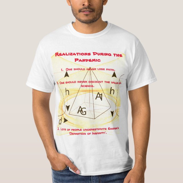 Basic - 'Realisations during Pandemic' T-Shirt (Front)