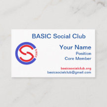 BASIC Social Club - THE CARD