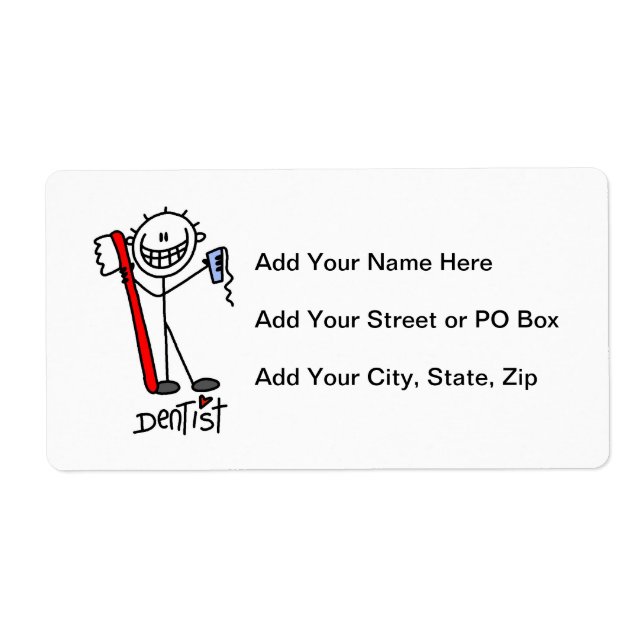 Basic Stick Figure Dentist (Front)