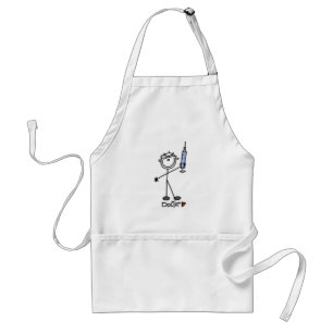 Basic Stick Figure Doctor Standard Apron