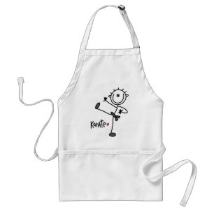Basic Stick Figure Karate T-shirts and Gifts Standard Apron