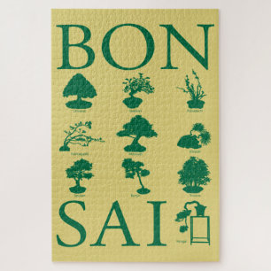 Basic Styles of Bonsai Tree Jigsaw Puzzle