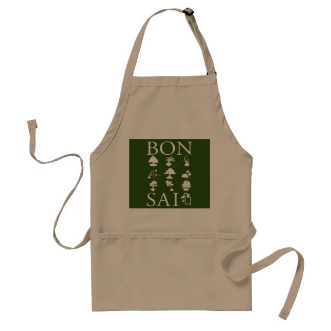 Basic Styles of Bonsai Tree Standard Apron (Front)