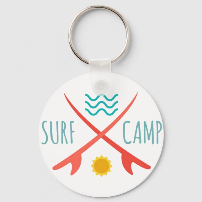Basic Surf Key Door Key Ring (Front)