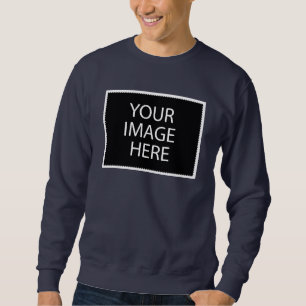 Basic Sweatshirt: Navy Blue Sweatshirt