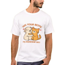 Basic T-Shirt | Hug Your Bestie T-Shirt 