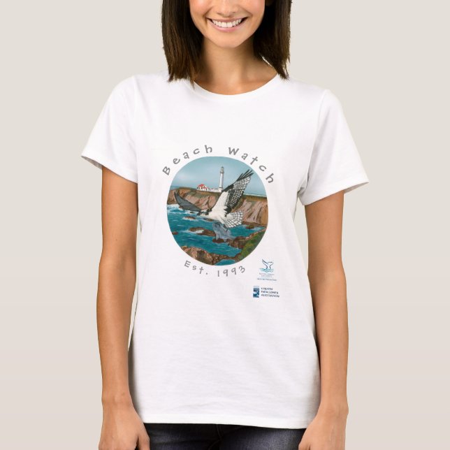 Basic T Shirt--North Coast Osprey Front View T-Shirt (Front)