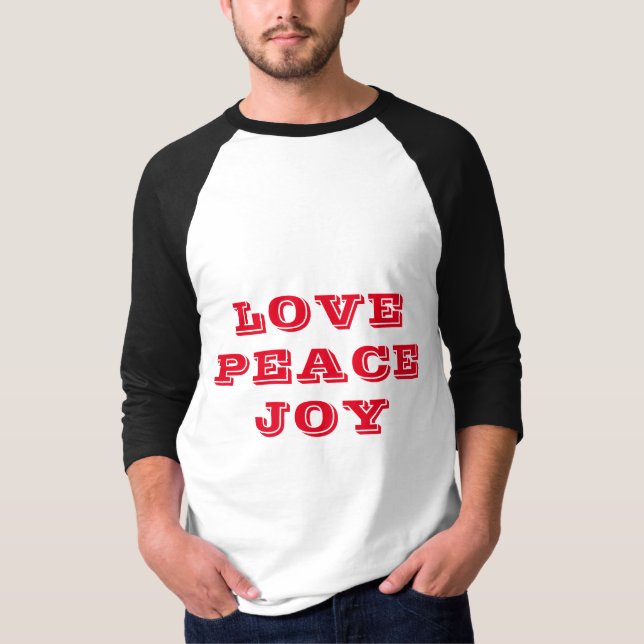 Basic T-Shirt, Raglan 3/4 Sleeves T-Shirt (Front)