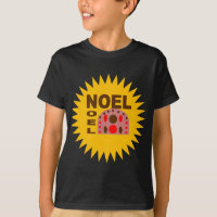 Basic tee-shirt black Design CHRISTMAS CAKE