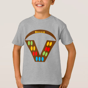 Basic tee-shirt steel CHRISTMAS CHOCOLATE CANDIES T-Shirt