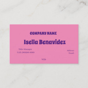 BASIC TEMPLATE BUSINESS CARD