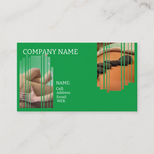 BASIC TEMPLATE BUSINESS CARD  (Front)