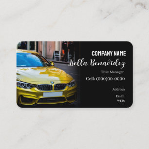 BASIC TEMPLATE BUSINESS CARD car, carsales