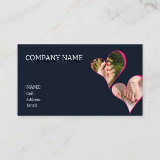 BASIC TEMPLATE BUSINESS CARD nails