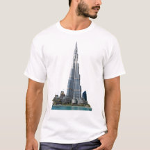 Basic Unisex T-shirt with Burj Khalifa logo