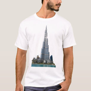 Basic Unisex T-shirt with Burj Khalifa logo